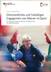 Cover: Ehrenamtliches und freiwilliges Engagement von Älteren im Sport
