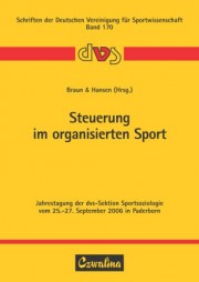 Cover: Steuerung im organisierten Sport